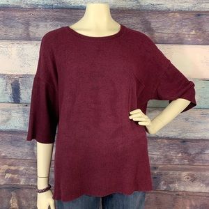 PHILOSOPHY HEATHERED 3/4 SLEEVE POCKET T-SHIRT